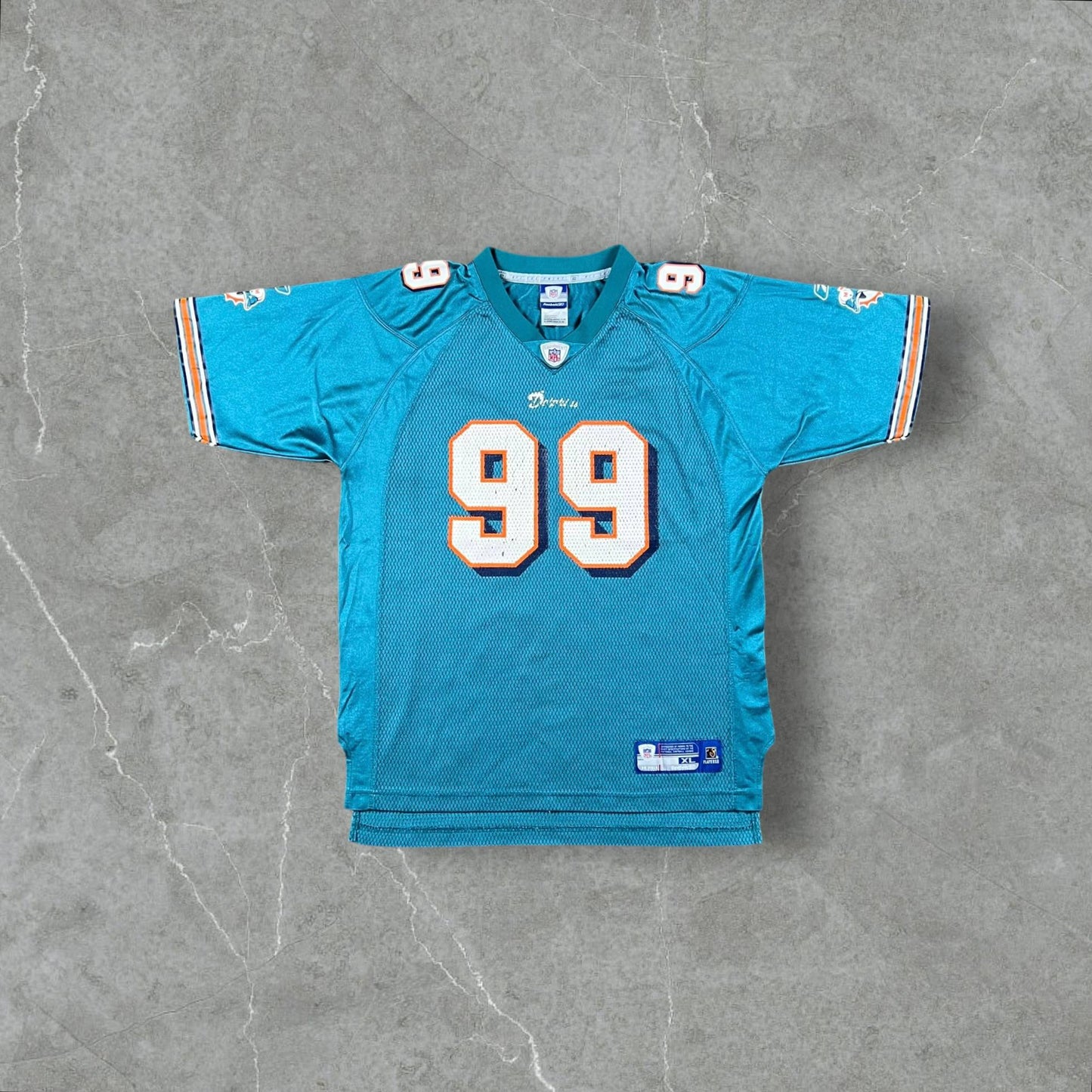 Jersey vintage Anni 2000 Jason Taylor #99 Miami Dolphins Reebok x NFL NFL