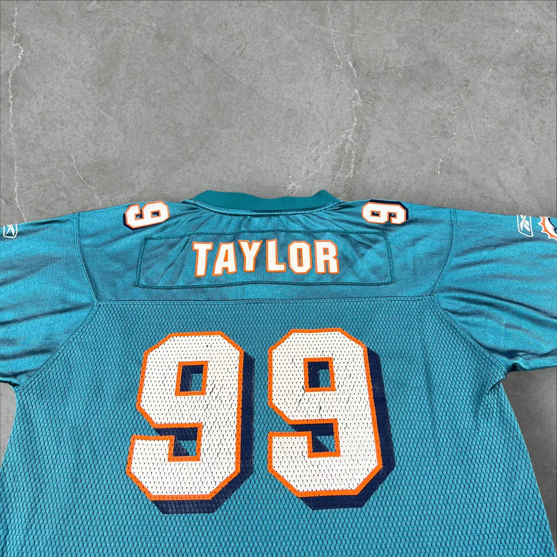 Jersey vintage Anni 2000 Jason Taylor #99 Miami Dolphins Reebok x NFL NFL