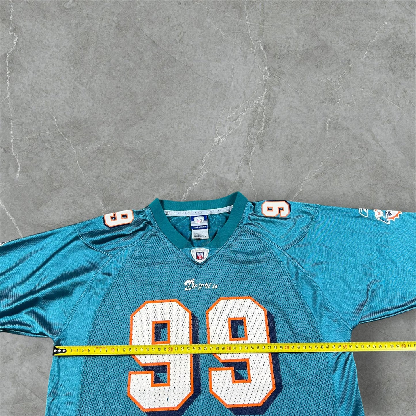 Jersey vintage Anni 2000 Jason Taylor #99 Miami Dolphins Reebok x NFL NFL
