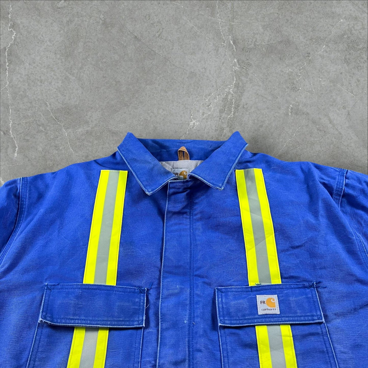 Giacca Carhartt FR Vintage ad Alta Visibilità con Imbottitura Trapuntata Resistente al Fuoco Carhartt