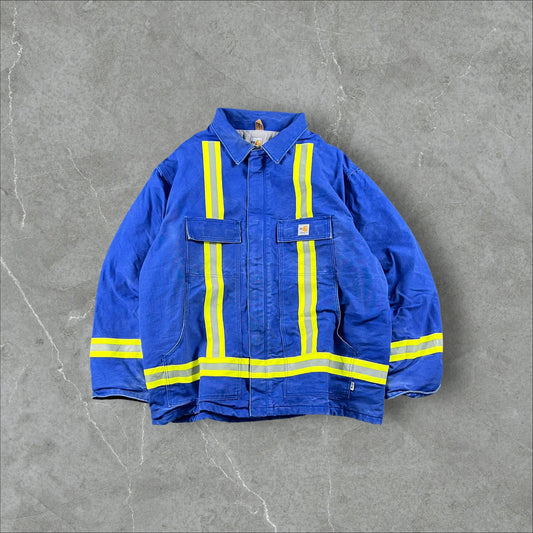 Giacca Carhartt FR Vintage ad Alta Visibilità con Imbottitura Trapuntata Resistente al Fuoco Carhartt