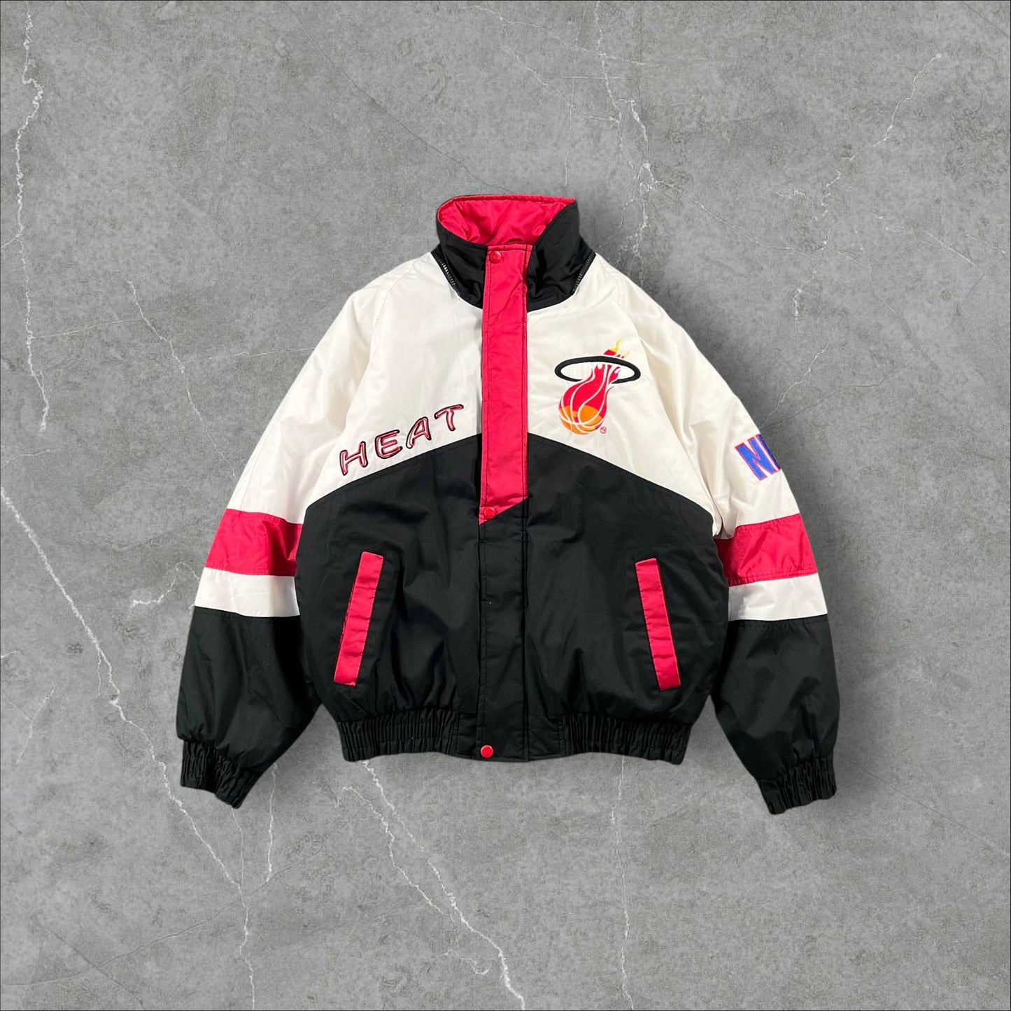 Giubbotto Vintage anni 90 Miami Heat Pro Layer NBA Made in Korea NBA