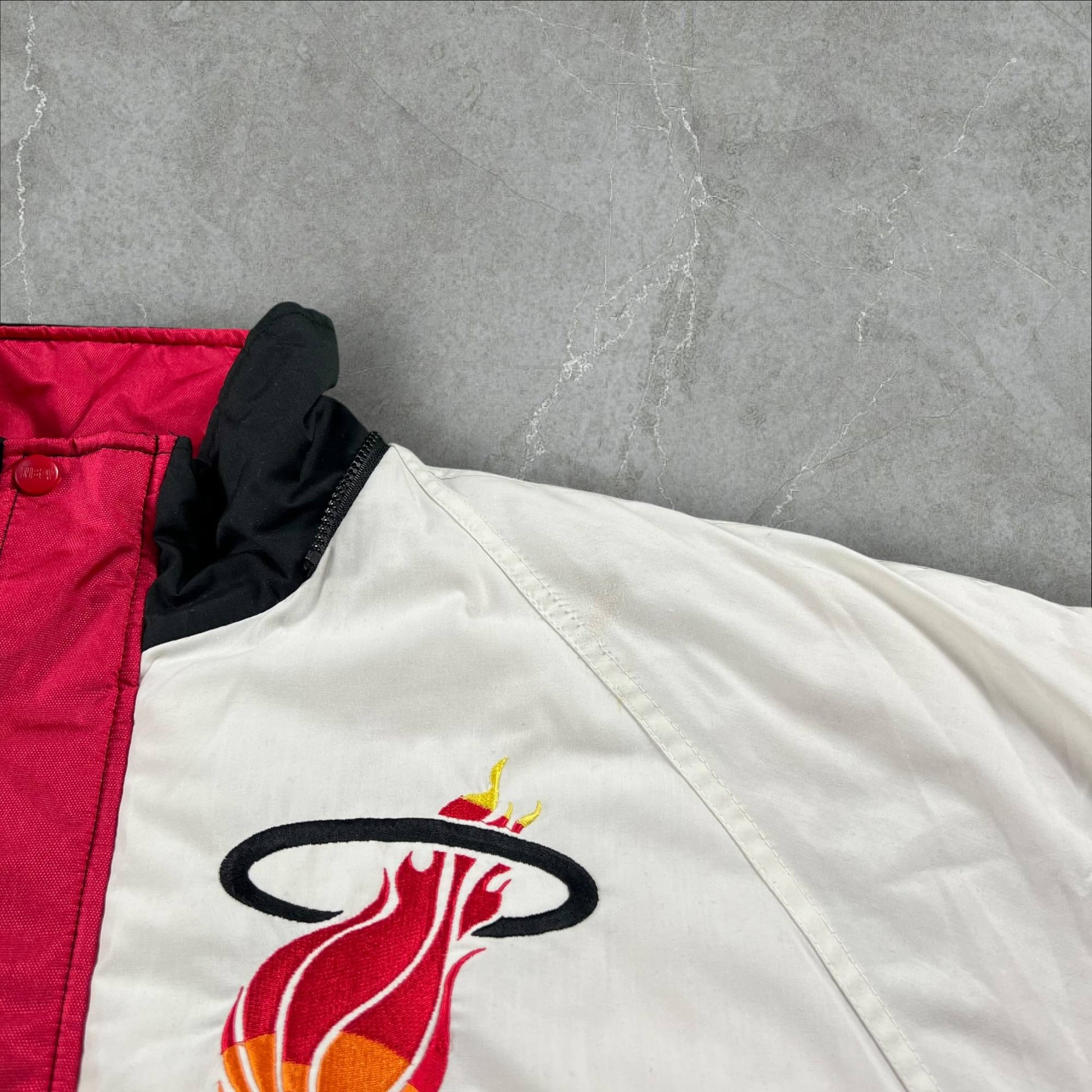 Giubbotto Vintage anni 90 Miami Heat Pro Layer NBA Made in Korea NBA