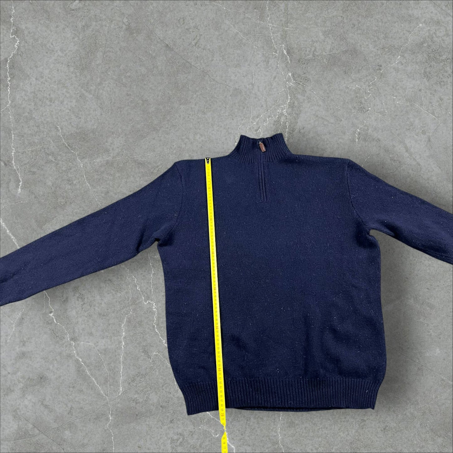 Maglione vintage Quarter Zip Polo Ralph Lauren lana di agnello Ralph Lauren