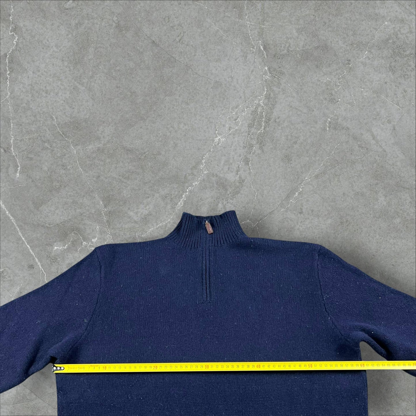Maglione vintage Quarter Zip Polo Ralph Lauren lana di agnello Ralph Lauren