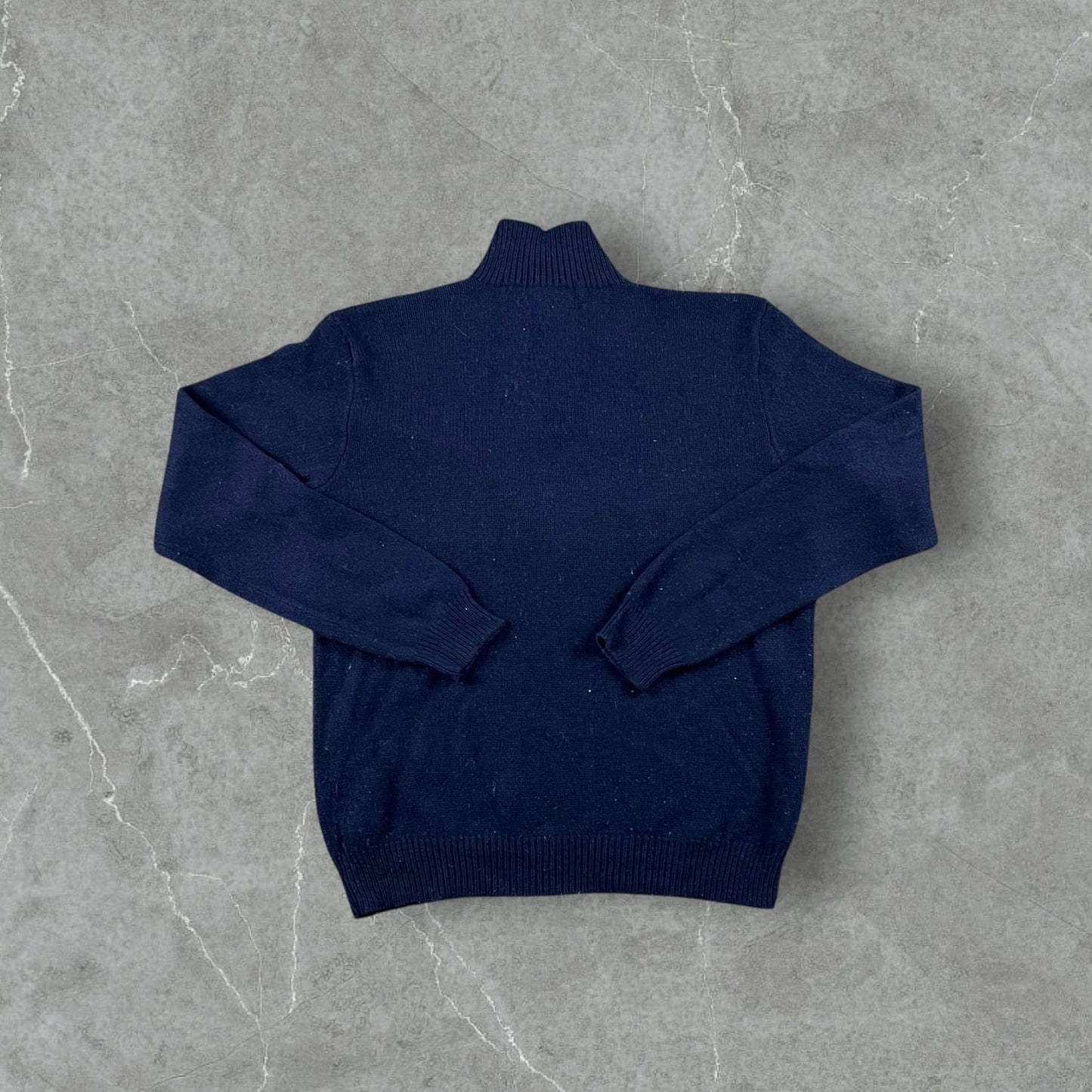 Maglione vintage Quarter Zip Polo Ralph Lauren lana di agnello Ralph Lauren