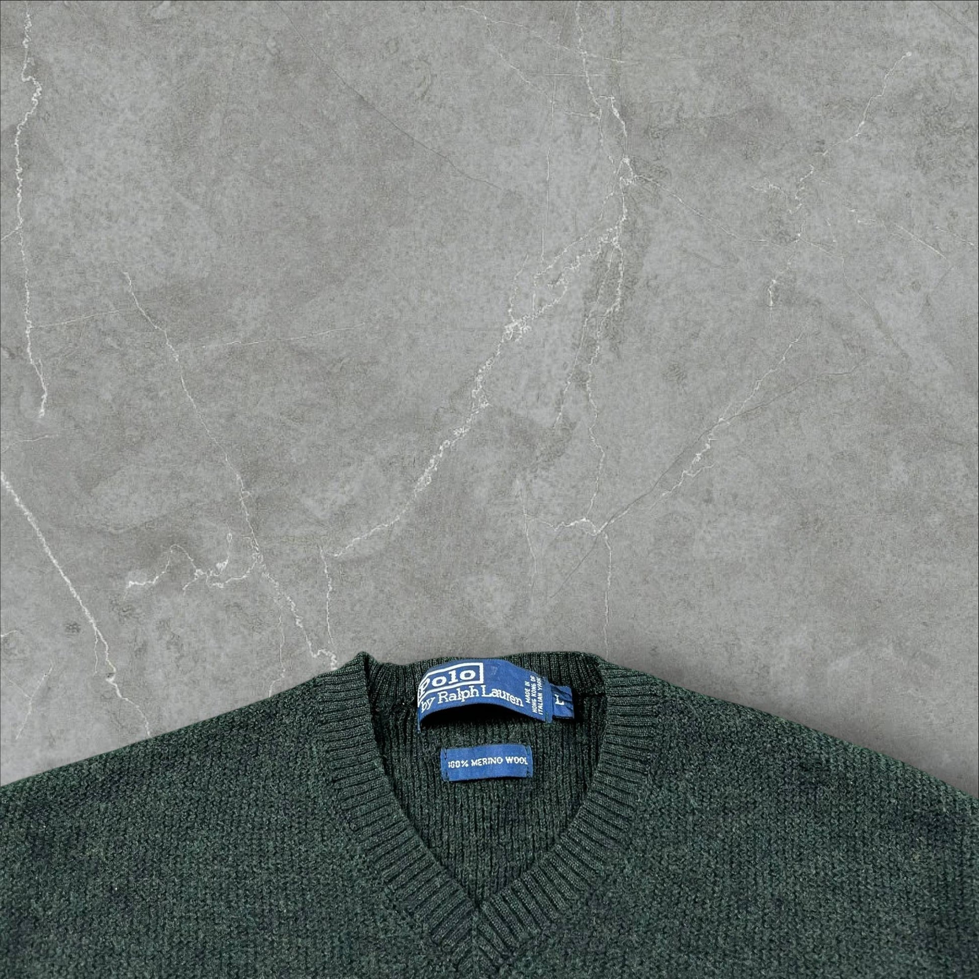 Maglioncino vintage Polo Ralph Lauren 100% lana merino Ralph Lauren