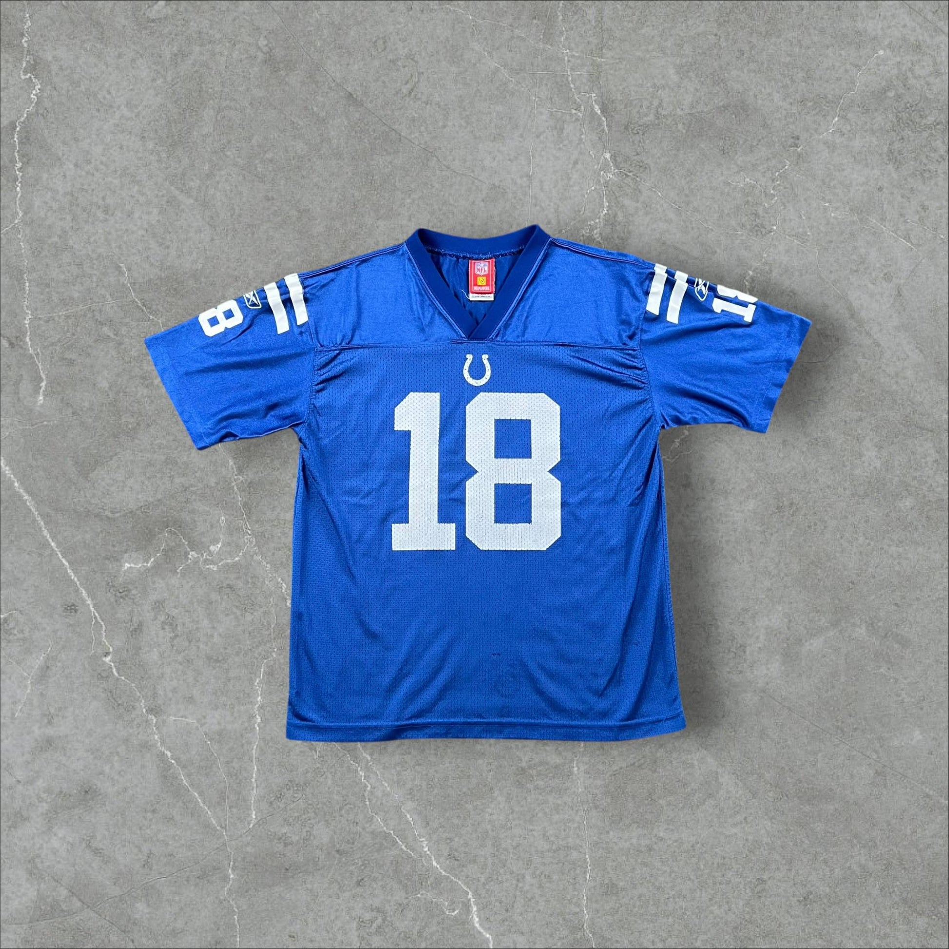 Jersey vintage anni 90 NFL Players Indianapolis Colts Manning 18 NFL