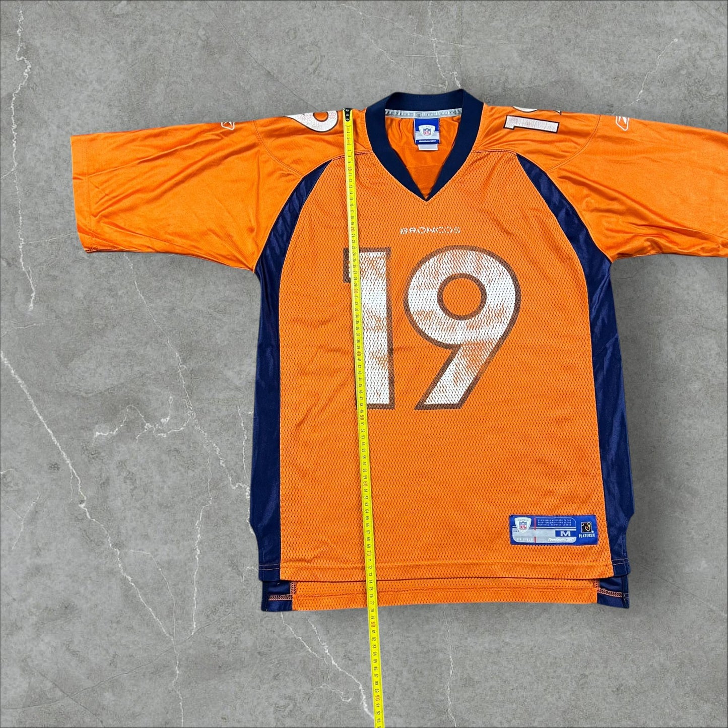 Jersey rara vintage 2005 pre-ritiro Reebok Jerry Rice #19 Denver Broncos NFL NFL