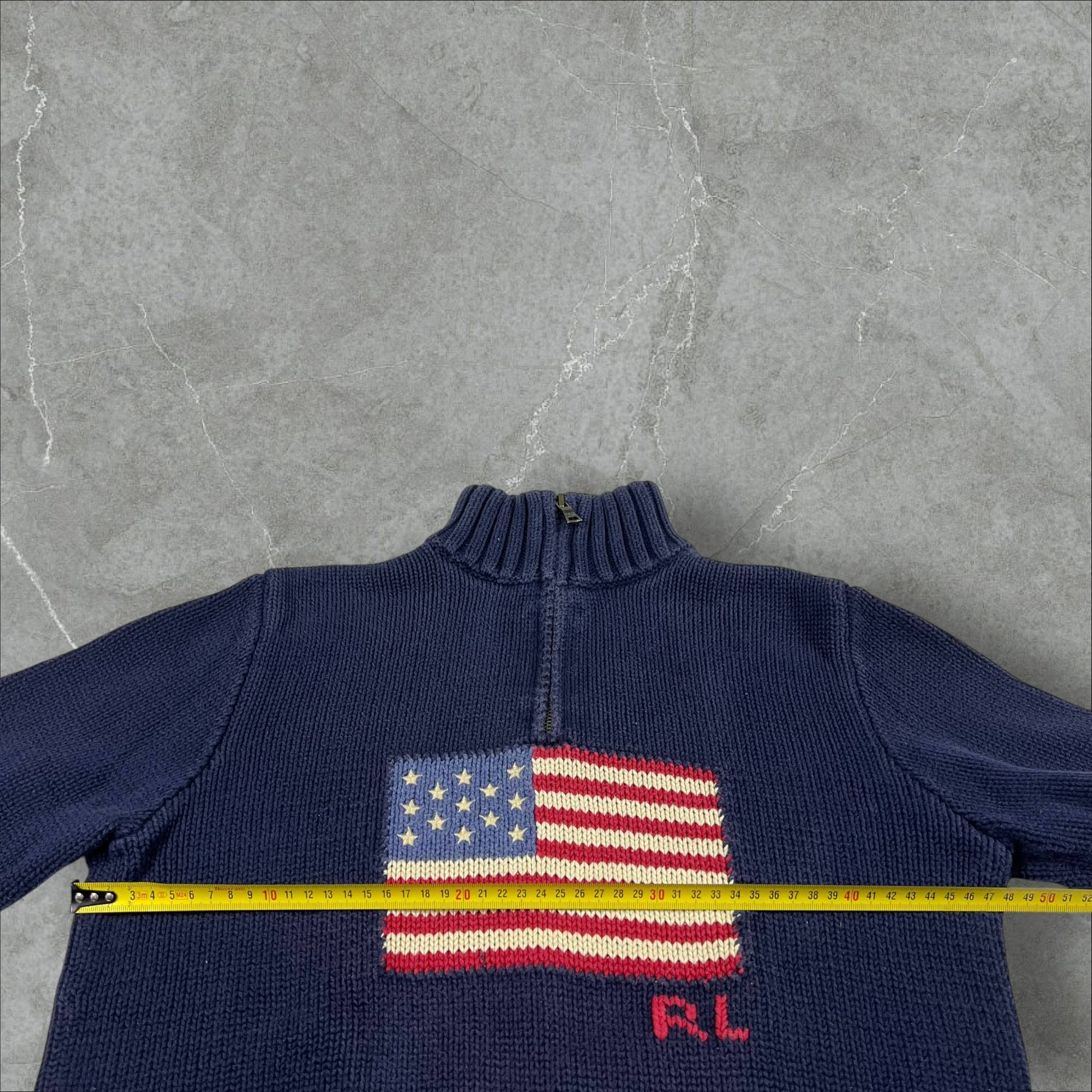 Maglione vintage Polo Ralph Lauren bandiera USA Ralph Lauren