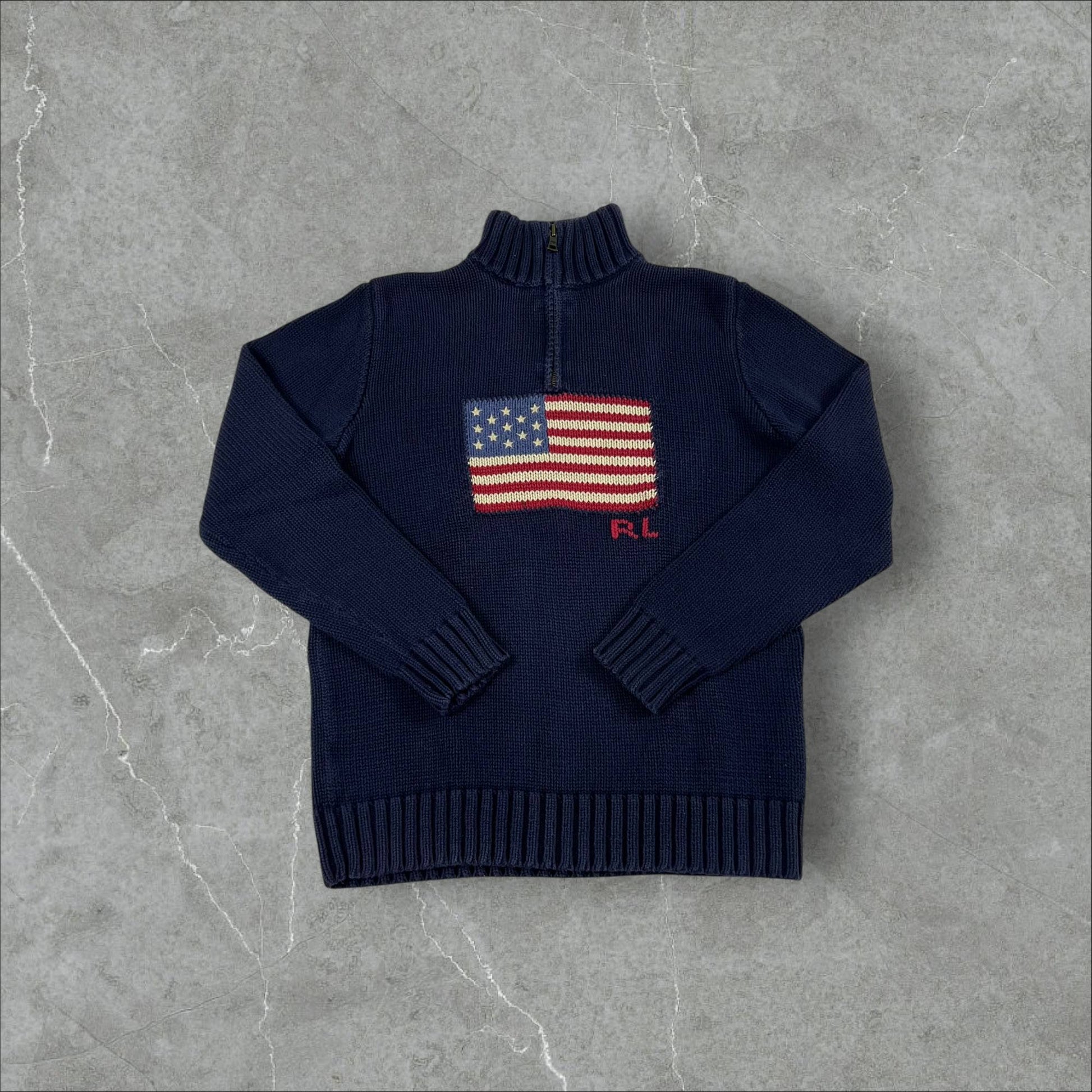 Maglione vintage Polo Ralph Lauren bandiera USA Ralph Lauren