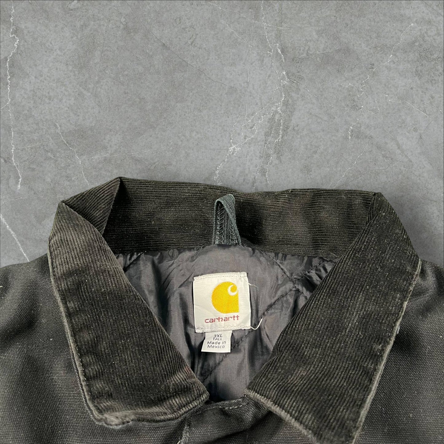 Giacca vintage Carhartt GFS Quilted Insulated Work Jacket - Style 111157 BLK Carhartt