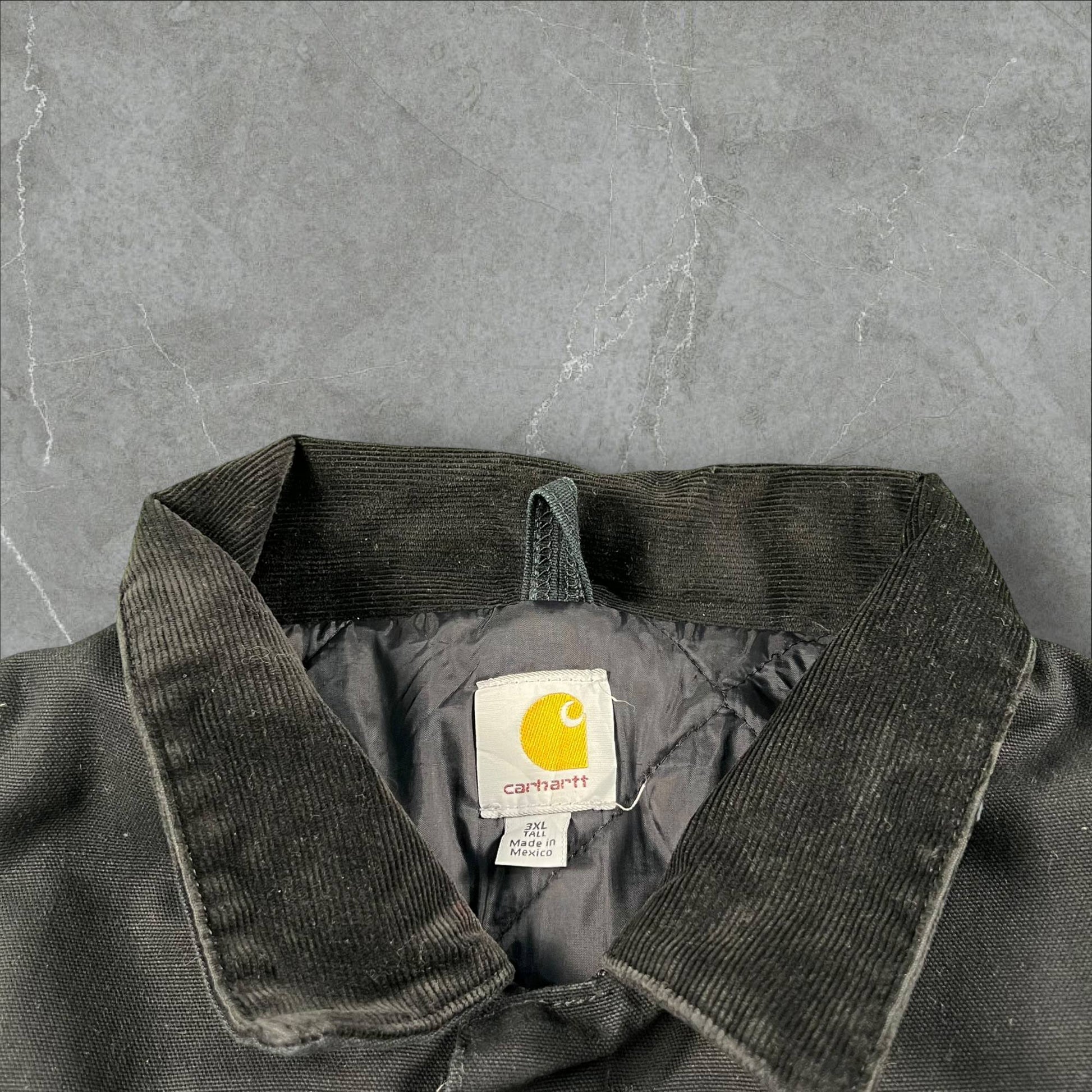 Giacca vintage Carhartt GFS Quilted Insulated Work Jacket - Style 111157 BLK Carhartt