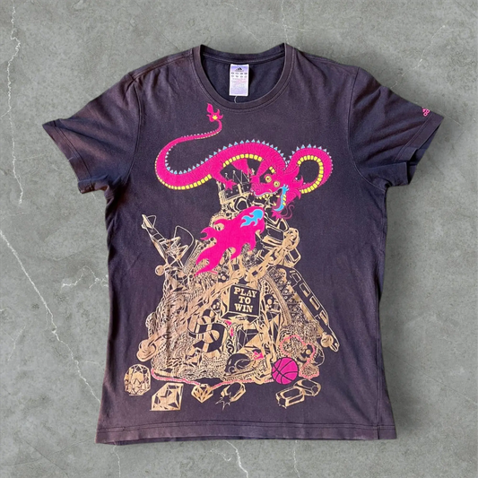 T-shirt Adidas vintage Play To Win con stampa Adidas