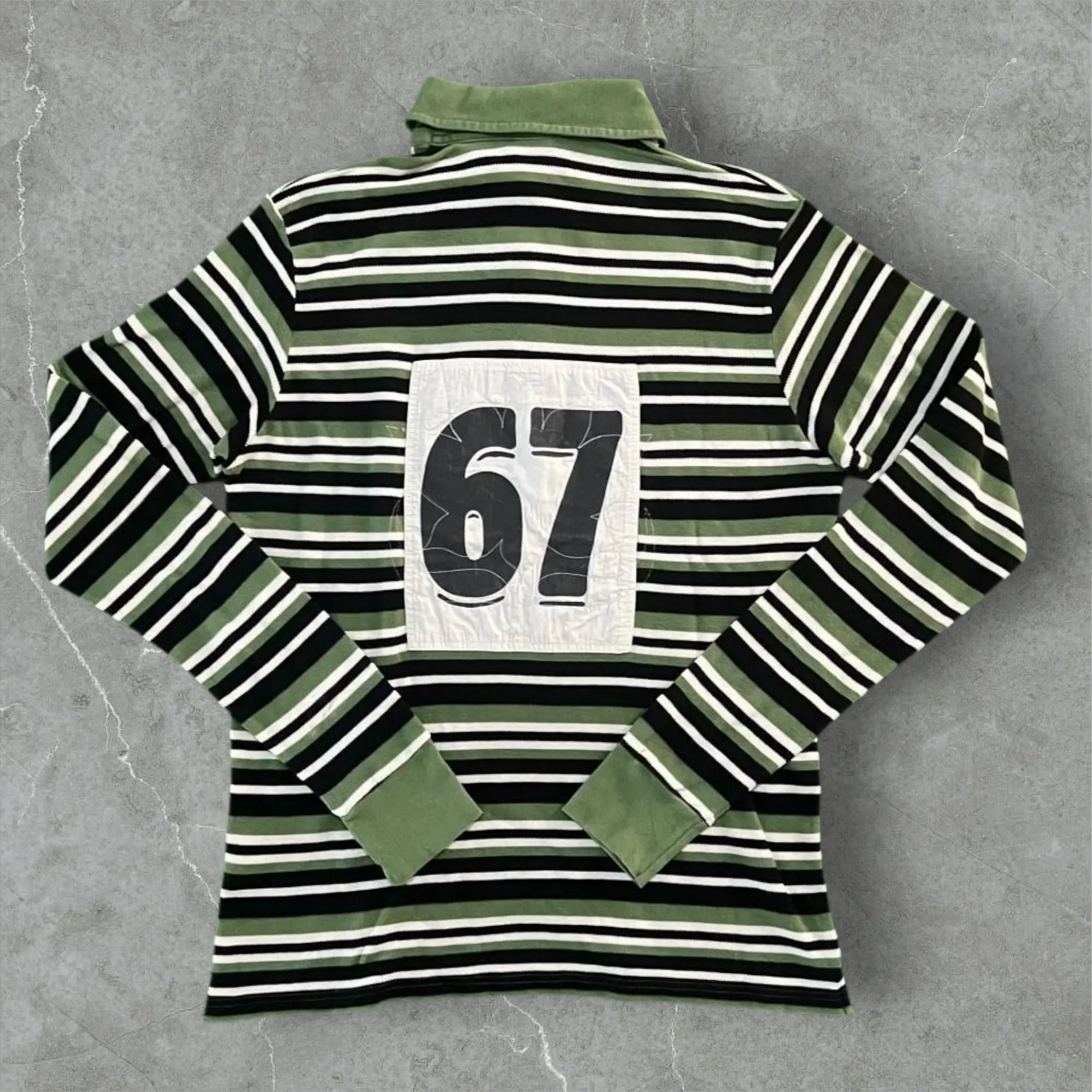 Polo a maniche lunghe Diesel Club Vintage Stripe Y-2 FC Pradesh Diesel
