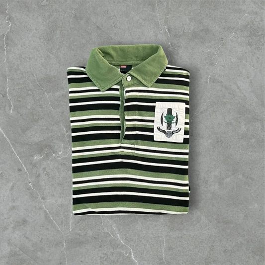 Polo a maniche lunghe Diesel Club Vintage Stripe Y-2 FC Pradesh Diesel