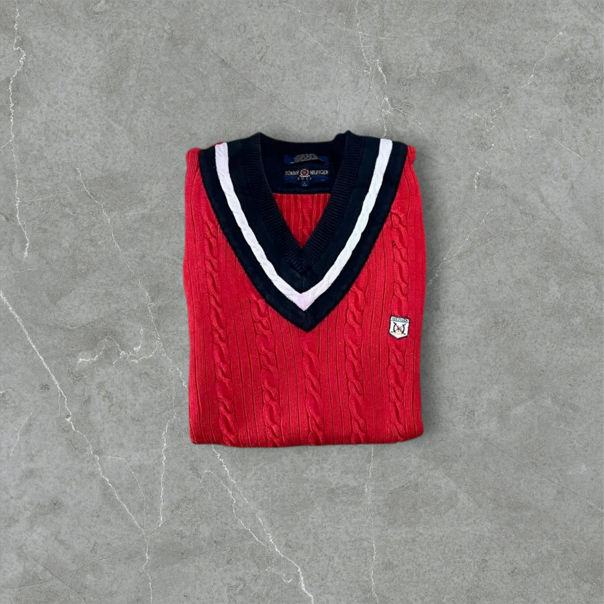 Maglione smanicato vintage Tommy Hilfiger Golf Tommy Hilfiger