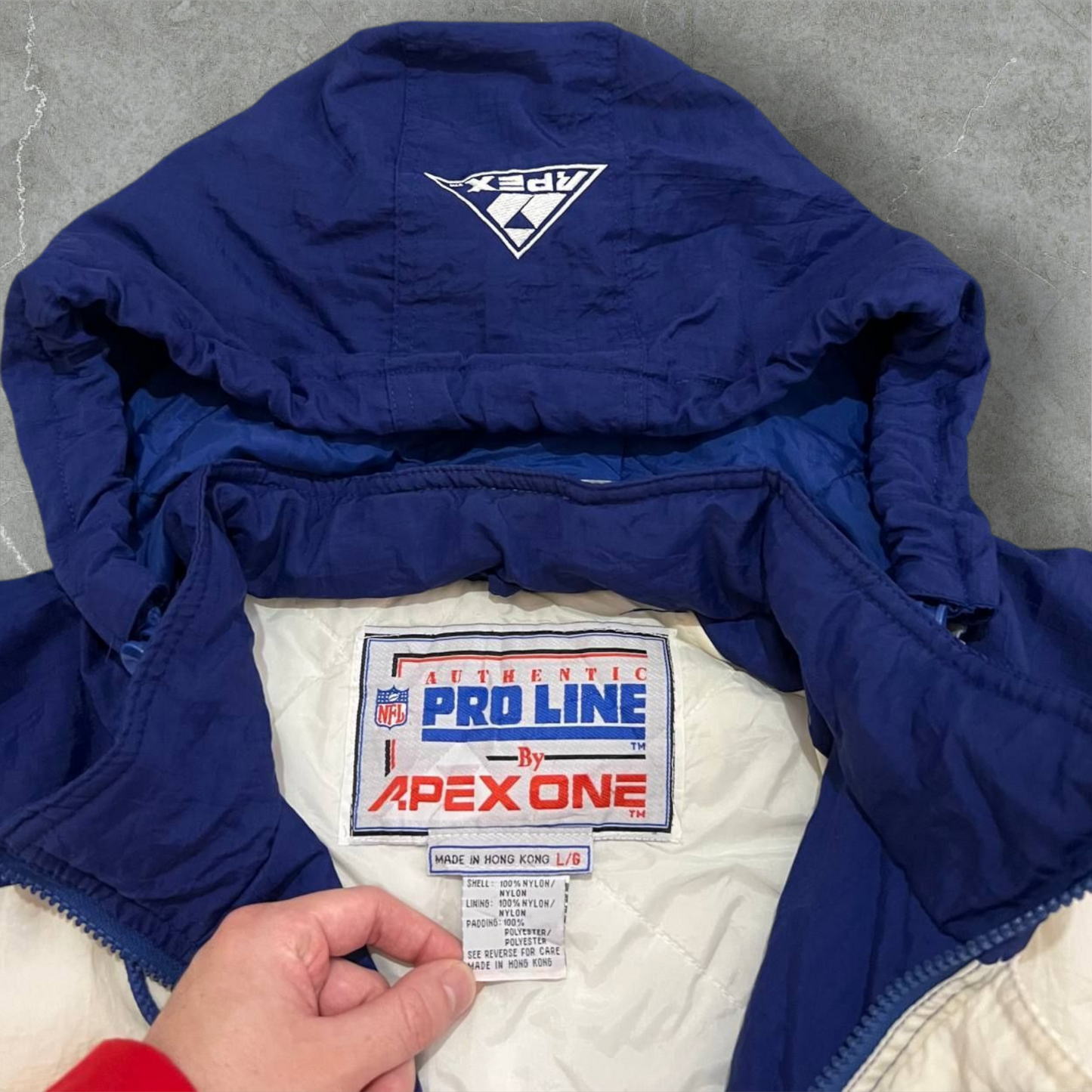 Giacca vintage 90' NFL Dallas Cowboys Apex One Pro Line NFL