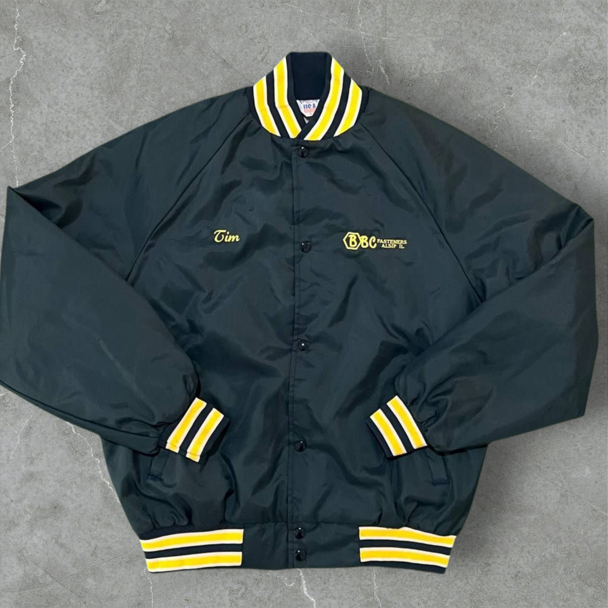 Giacca varsity vintage BBC Fasteners Vintage Dressing
