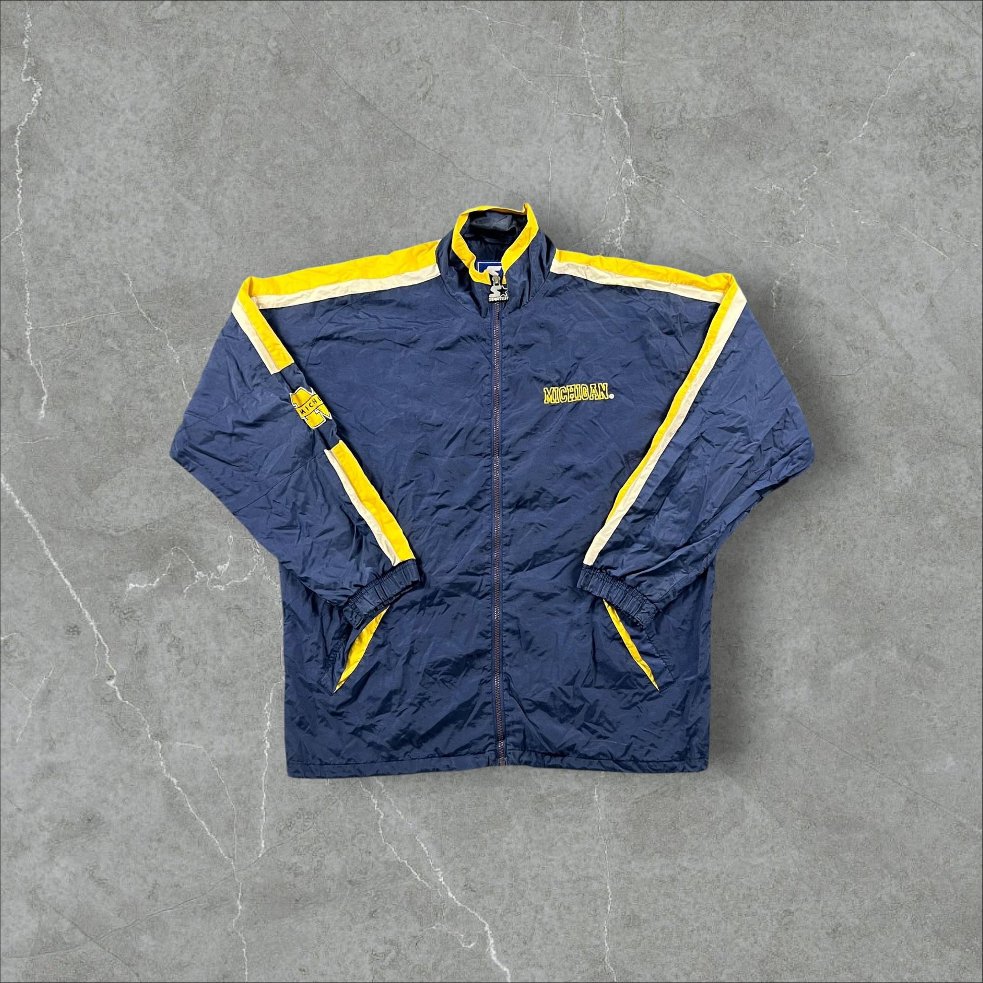 Giacca vintage Starter University of Michigan Wolverines Starter