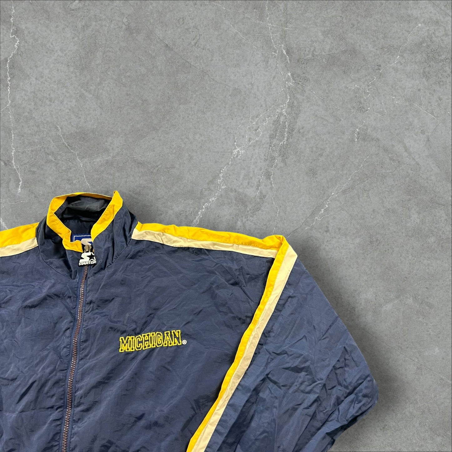 Giacca vintage Starter University of Michigan Wolverines Starter