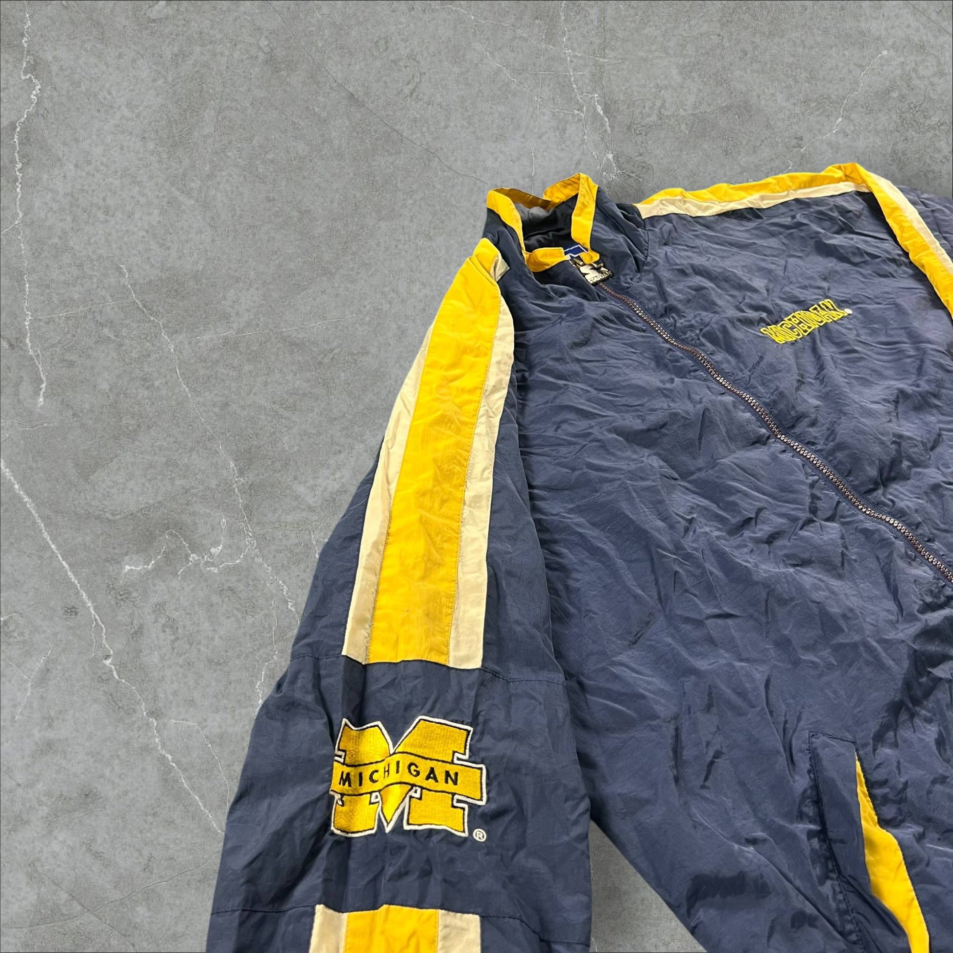 Giacca vintage Starter University of Michigan Wolverines Starter