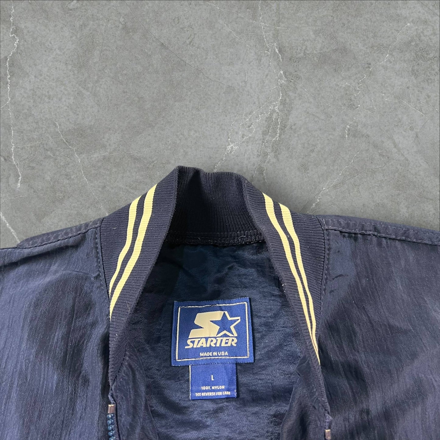 Giacca Quarter Zip vintage Starter Michigan Wolverines Starter