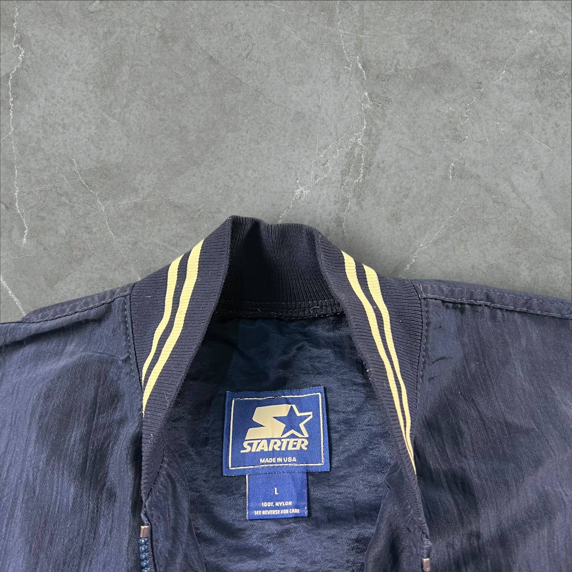 Giacca Quarter Zip vintage Starter Michigan Wolverines Starter