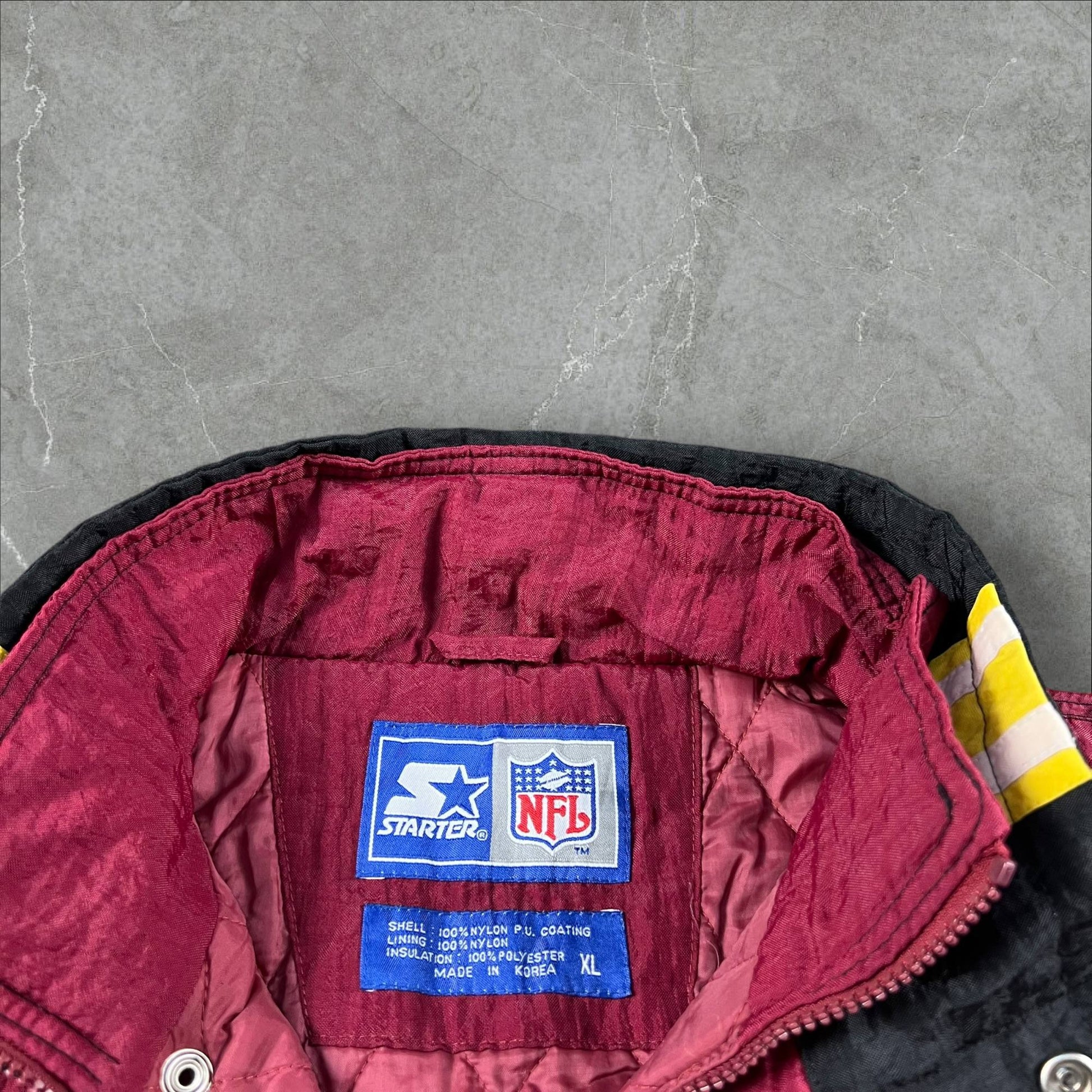 Giacca vintage anni 90 Starter x NFL Washington Redskins NFL