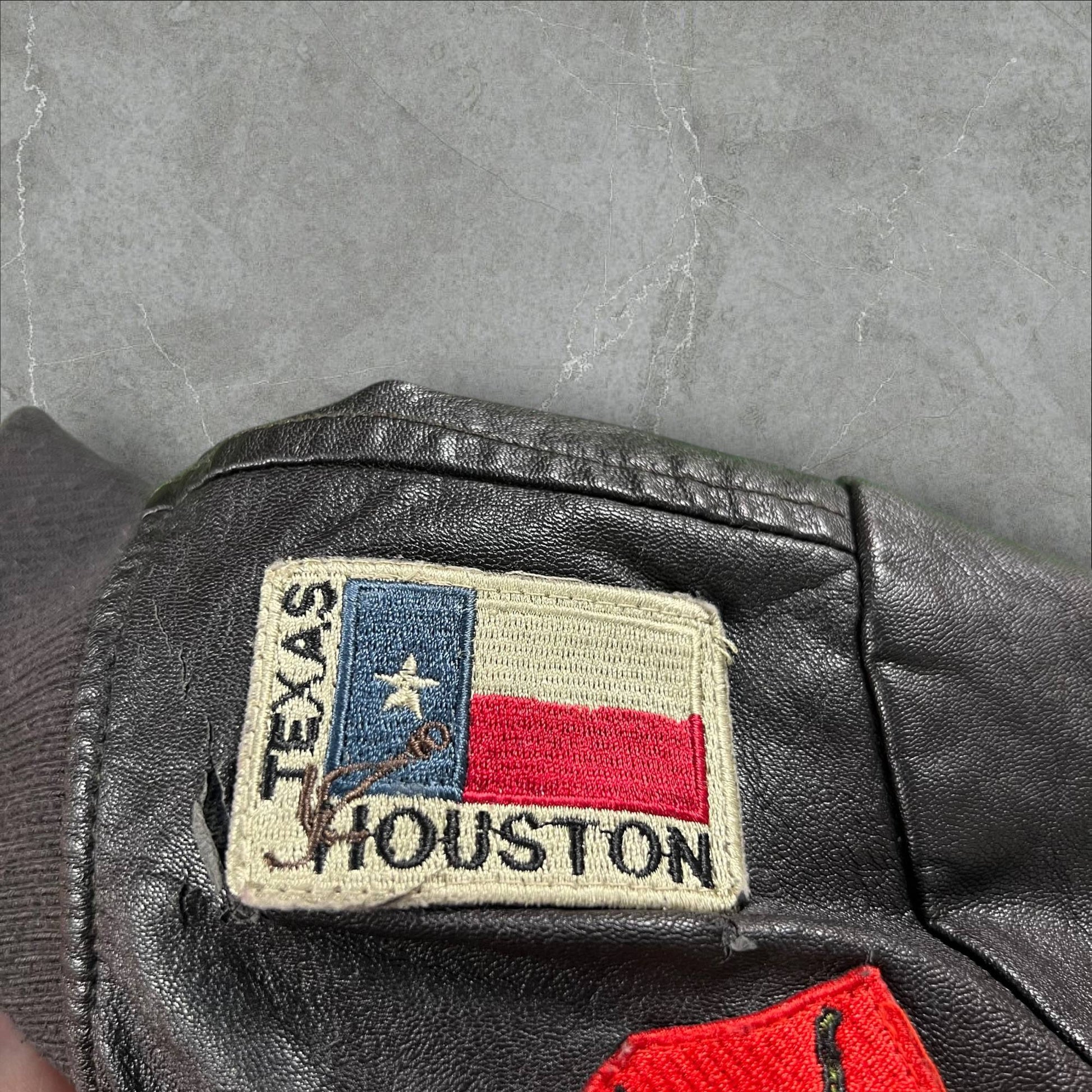 Bomber vintage Top Gun Vegan Leather Top Gun