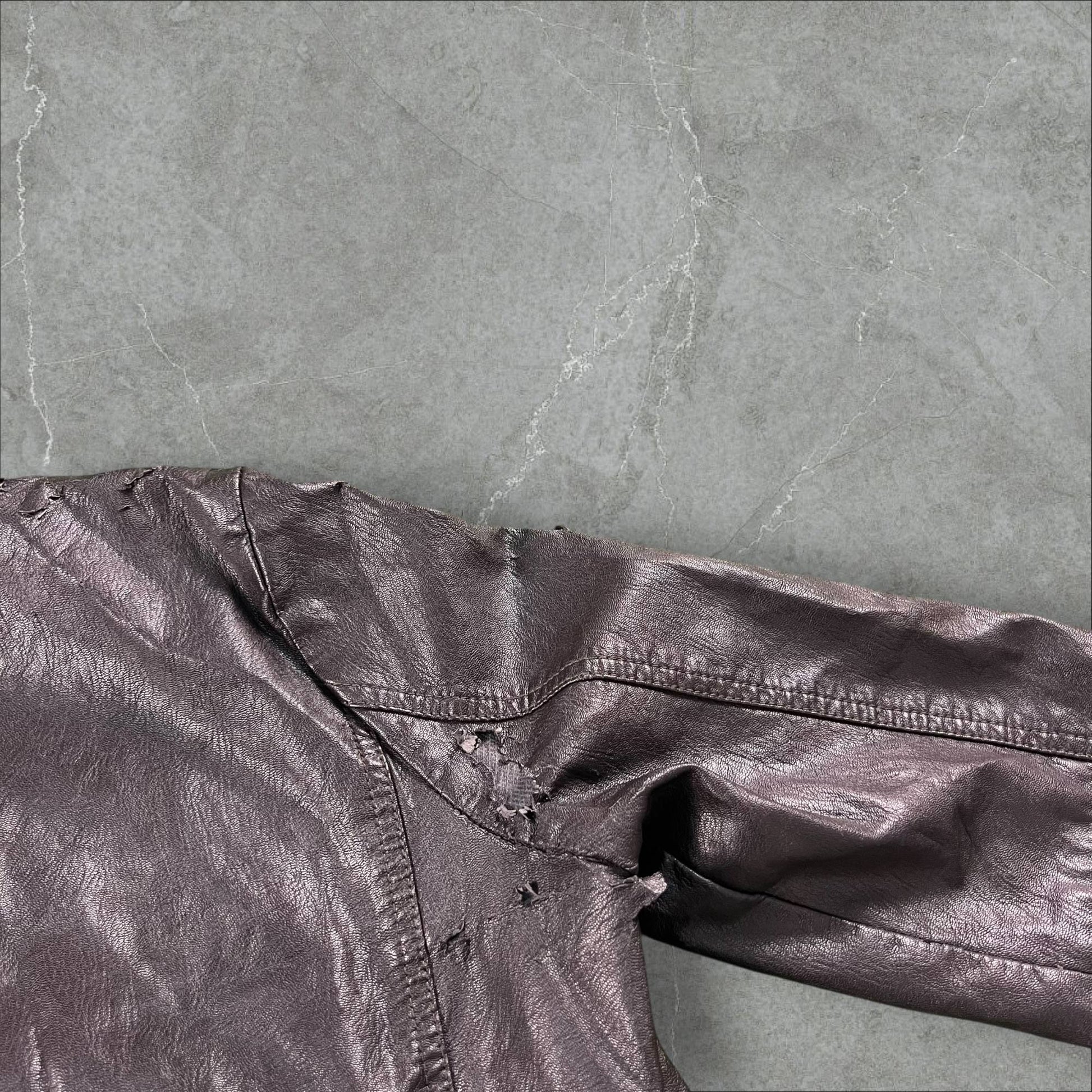 Bomber vintage Top Gun Vegan Leather Top Gun