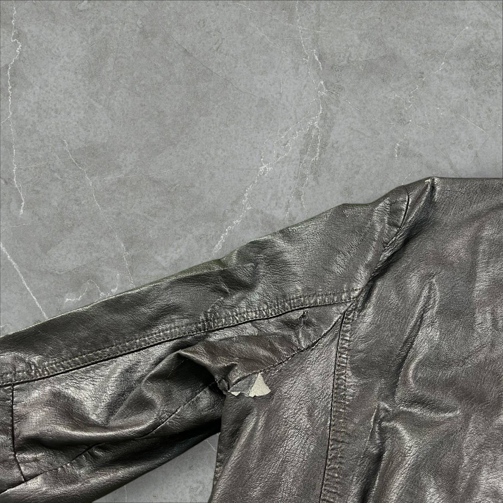 Bomber vintage Top Gun Vegan Leather Top Gun