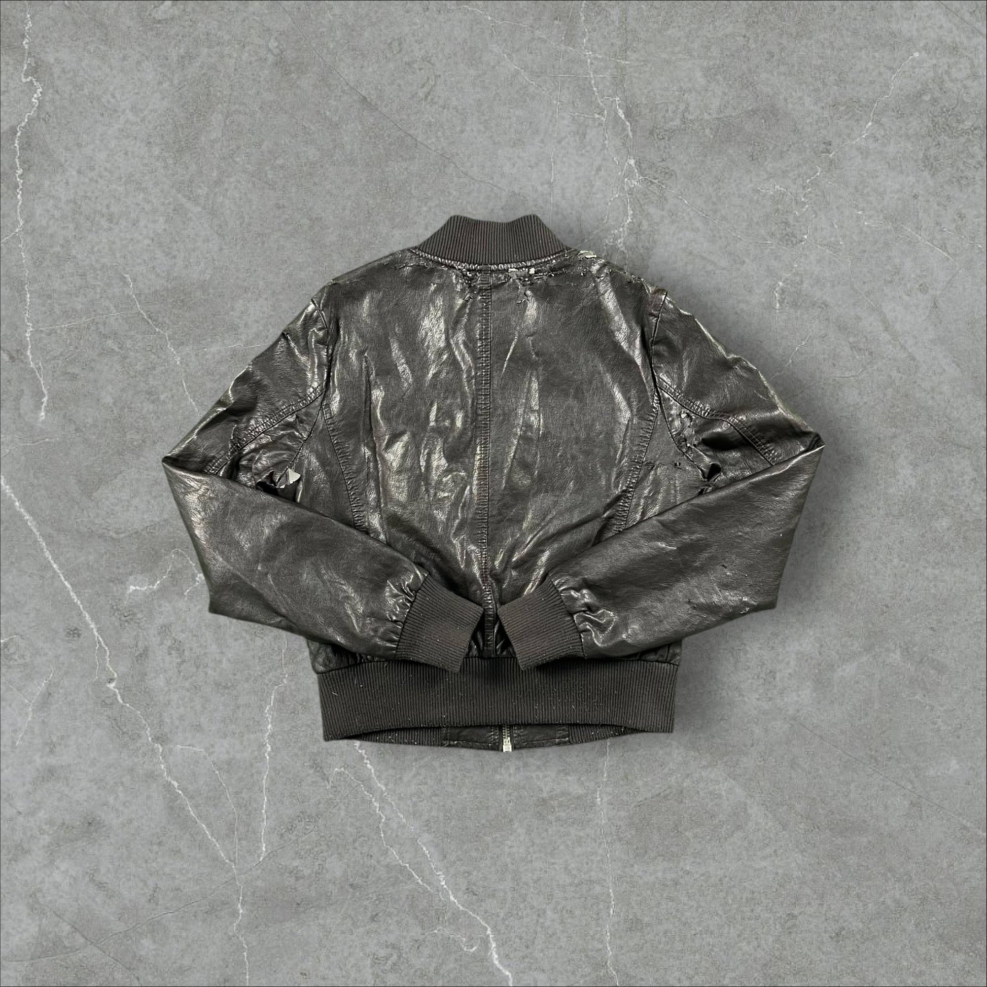 Bomber vintage Top Gun Vegan Leather Top Gun