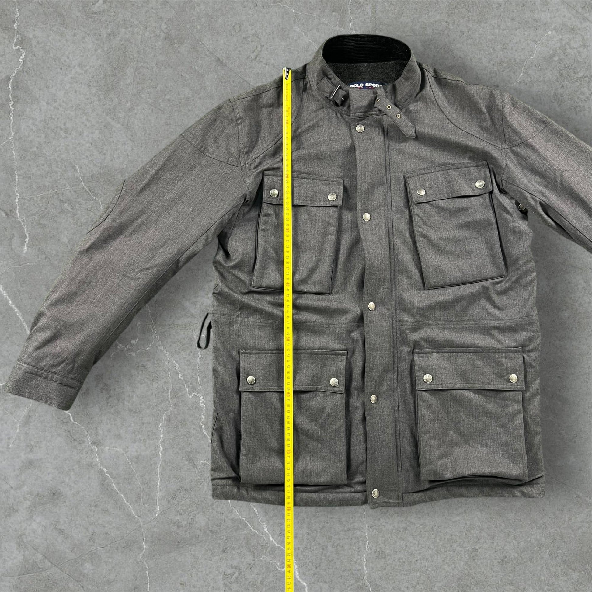 Giacca vintage Polo Sport Ralph Lauren Wool Field Herringbone Made in Italy Ralph Lauren